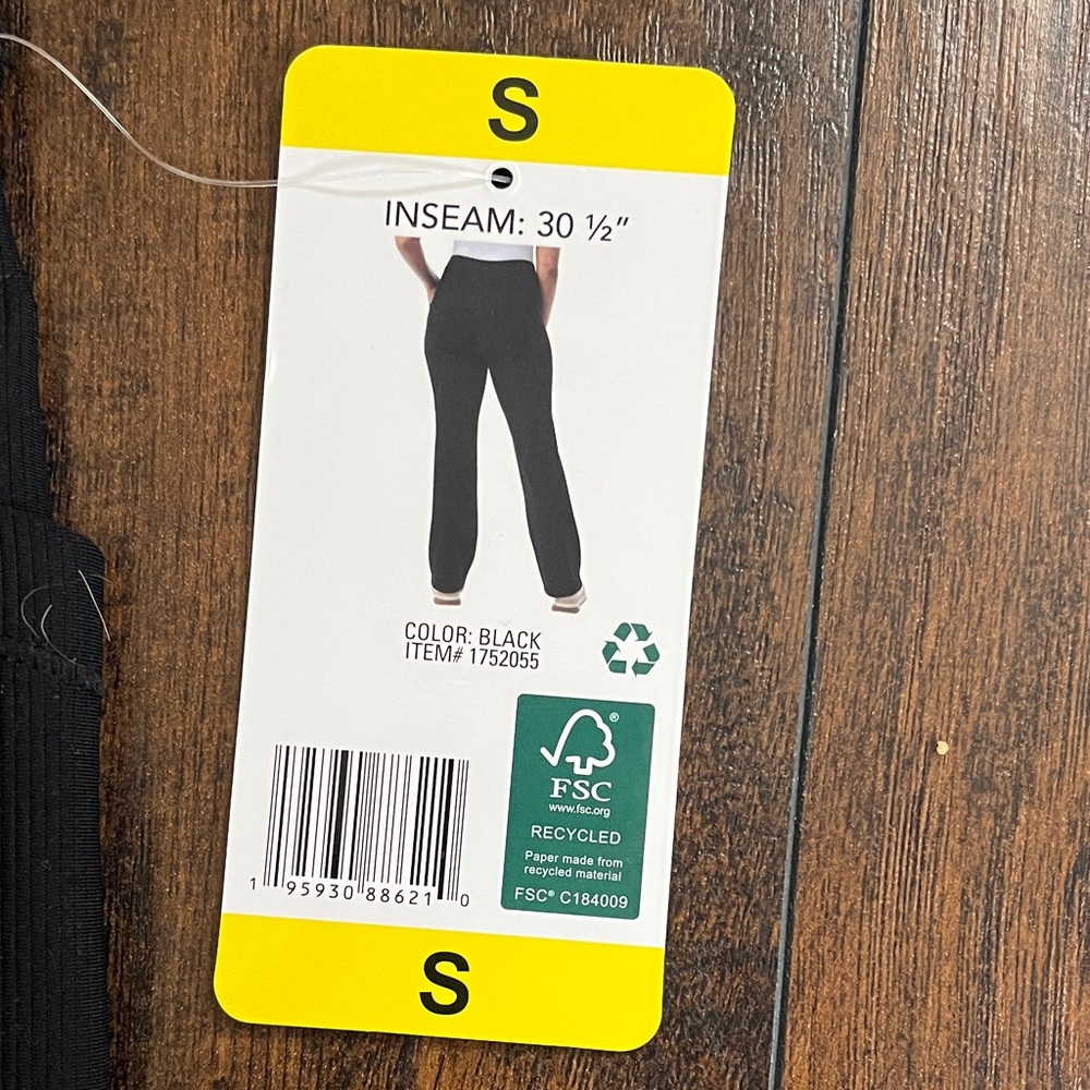 32 Degrees Black Wide-Leg Drawstring Waist Pants - Picture 2 of 4